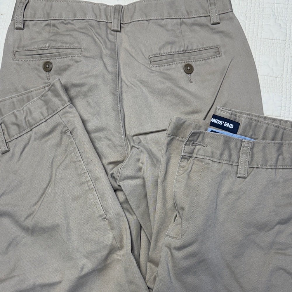Lands’ End uniform boys shorts bundle